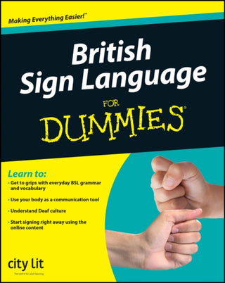 Cover image for 9780470694770 - British Sign Language For Dummies