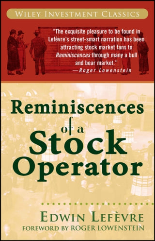 Cover image for 9780471770886 - Reminiscences of a Stock Operator
