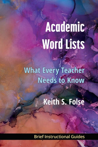 Cover image for 9780472039524 - Academic Word Lists – What Every Teacher Needs to Know