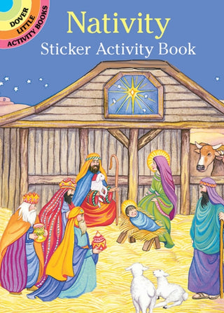 Cover image for 9780486417455 - Nativity Sticker Activity Book