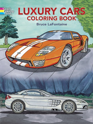 Cover image for 9780486444369 - Luxury Cars Coloring Book