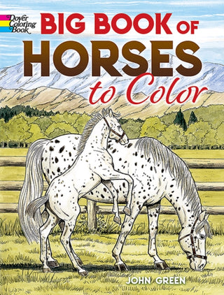 Cover image for 9780486451787 - Big Book of Horses to Color