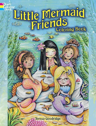 Cover image for 9780486827360 - Little Mermaid Friends Coloring Book