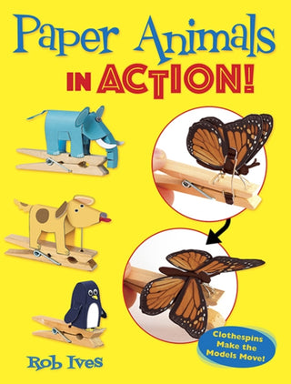Cover image for 9780486835914 - Paper Animals in Action!