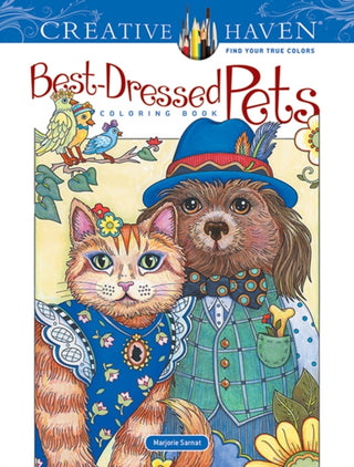 Cover image for 9780486836775 - Creative Haven Best-Dressed Pets Coloring Book