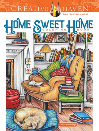 Cover image for 9780486837574 - Creative Haven Home Sweet Home Coloring Book