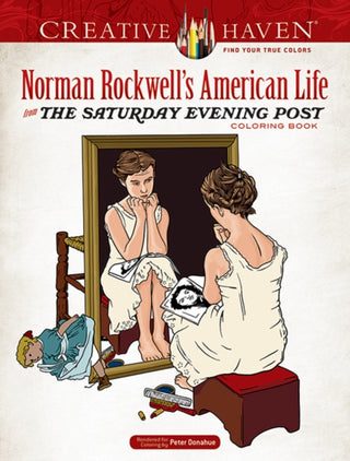 Cover image for 9780486837888 - Creative Haven Norman Rockwell's American Life from The Saturday Evening Post Coloring Book