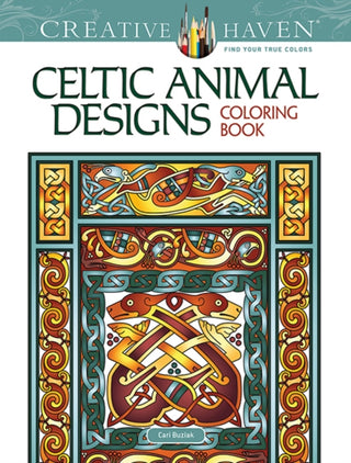 Cover image for 9780486837895 - Creative Haven Celtic Animal Designs Coloring Book