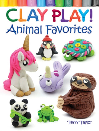 Cover image for 9780486837918 - Clay Play! Animal Favorites