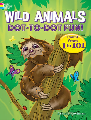 Cover image for 9780486838380 - Wild Animals Dot-to-Dot Fun