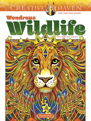 Cover image for 9780486845425 - Creative Haven Wondrous Wildlife Coloring Book