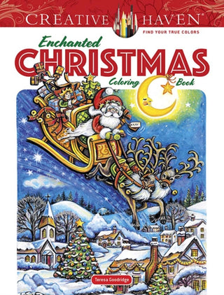 Cover image for 9780486846675 - Creative Haven Enchanted Christmas Coloring Book