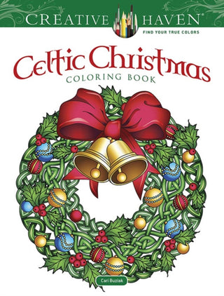 Cover image for 9780486846972 - Creative Haven Celtic Christmas Coloring Book