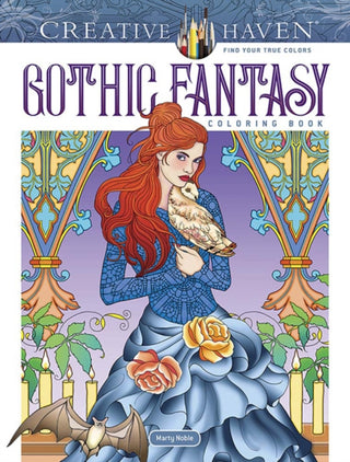 Cover image for 9780486848501 - Creative Haven Gothic Fantasy Coloring Book