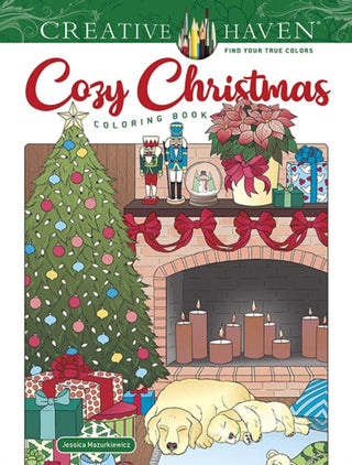 Cover image for 9780486848617 - Creative Haven Cozy Christmas Coloring Book