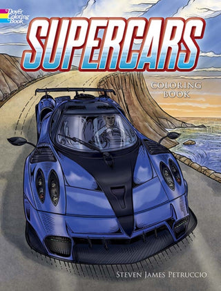 Cover image for 9780486848884 - Supercars Coloring Book