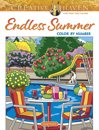 Cover image for 9780486848891 - Creative Haven Endless Summer Color by Number