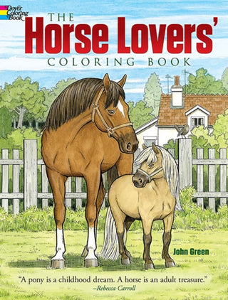 Cover image for 9780486849935 - The Horse Lovers' Coloring Book