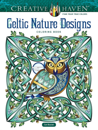 Cover image for 9780486850191 - Creative Haven Celtic Nature Designs Coloring Book