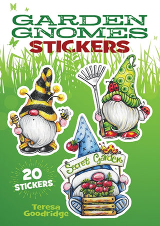 Cover image for 9780486850320 - Garden Gnome Stickers