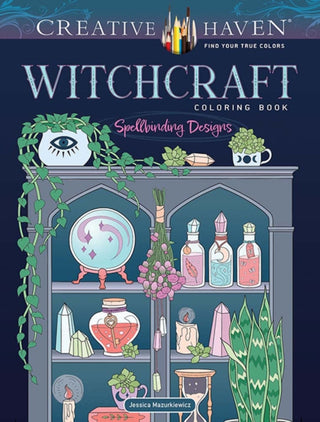 Cover image for 9780486850870 - Creative Haven Witchcraft Coloring Book