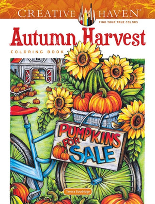 Cover image for 9780486851082 - Creative Haven Autumn Harvest Coloring Book