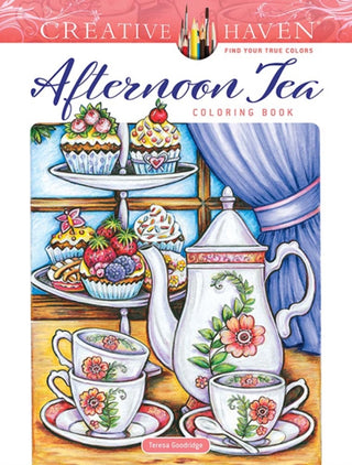 Supplemental image for 9780486851716 - Creative Haven Afternoon Tea Coloring Book