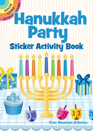 Cover image for 9780486852010 - Hanukkah Party Sticker Activity Book