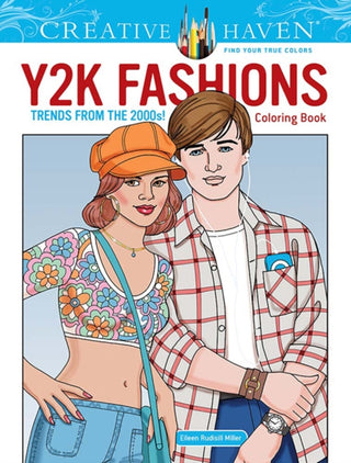 Cover image for 9780486852058 - Creative Haven Y2K Fashions Coloring Book: Trends from the 2000s!