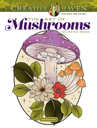 Supplemental image for 9780486853093 - Creative Haven The Art of Mushrooms