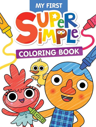 Cover image for 9780486853116 - Super Simple My First Coloring Book