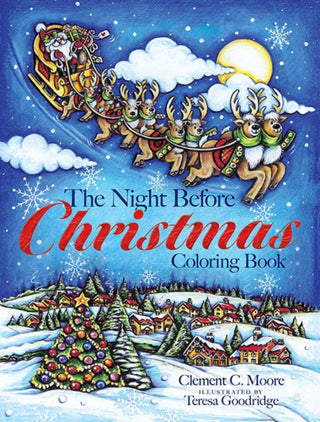 Cover image for 9780486853260 - The Night Before Christmas Coloring Book