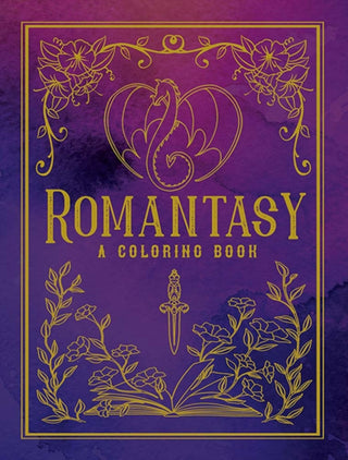 Cover image for 9780486853383 - Romantasy Coloring Book