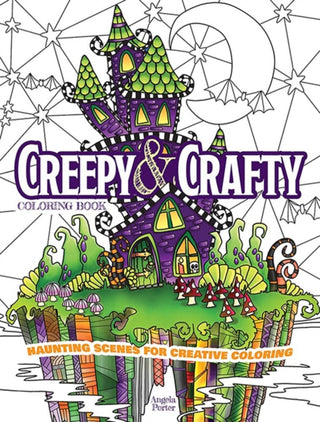 Cover image for 9780486853604 - Creepy & Crafty Coloring Book
