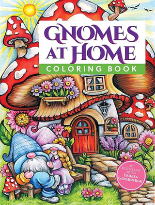 Cover image for 9780486854205 - Gnomes at Home Coloring Book