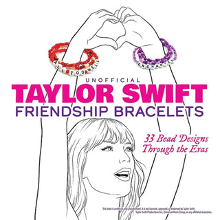 Cover image for 9780486854335 - Unofficial Taylor Swift Friendship Bracelets: 33 Bead Designs Through the Eras