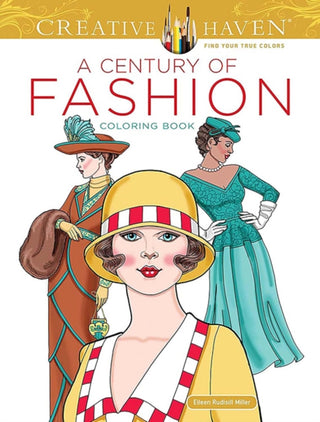 Cover image for 9780486854656 - Creative Haven A Century of Fashion Coloring Book