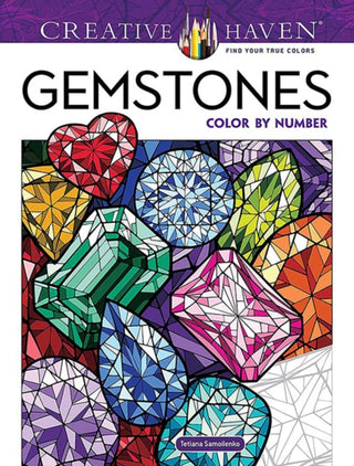 Supplemental image for 9780486854830 - Creative Haven Gemstones Color by Number