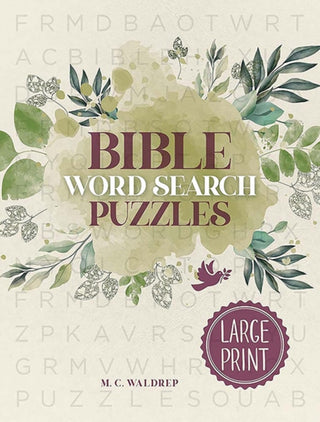 Cover image for 9780486854939 - Bible Word Search Puzzles (Large Print)