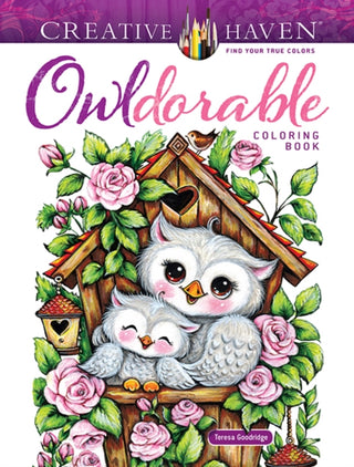 Cover image for 9780486855486 - Creative Haven Owldorable Coloring Book