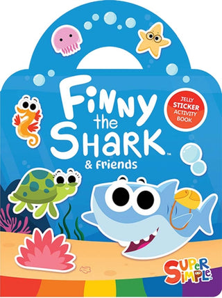 Cover image for 9780486855905 - Super Simple™ Finny the Shark & Friends Jelly Sticker Playset (Includes 20 Reusable Stickers!)