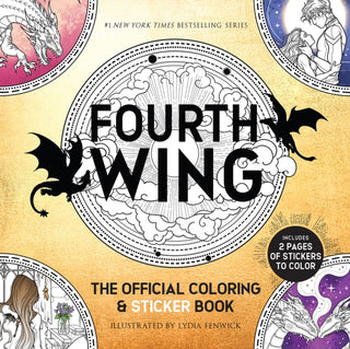 Cover image for 9780486856278 - Fourth Wing: The Official Coloring & Sticker Book