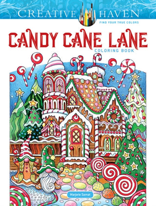 Cover image for 9780486856445 - Creative Haven Candy Cane Lane Coloring Book