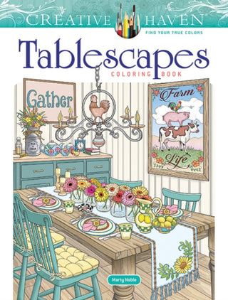 Cover image for 9780486856667 - Creative Haven Tablescapes Coloring Book