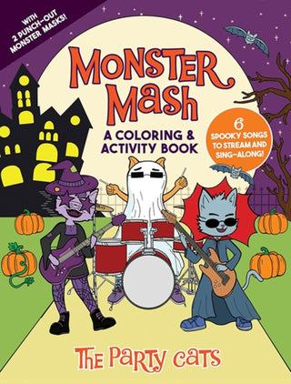 Cover image for 9780486856681 - Monster Mash: A Coloring & Activity Book by the Party Cats