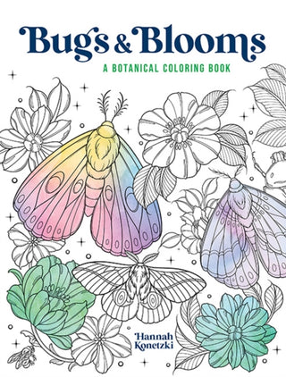Cover image for 9780486857183 - Bugs & Blooms: A Botanical Coloring Book