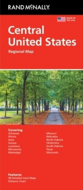 Cover image for 9780528027772 - Rand McNally Easy to Read: Central United States Folded Map