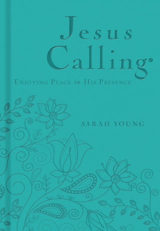 Supplemental image for 9780529100771 - Jesus Calling, Teal Leathersoft, with Scripture References