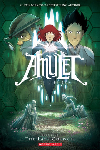 Cover image for 9780545208871 - The Last Council: A Graphic Novel (Amulet #4)