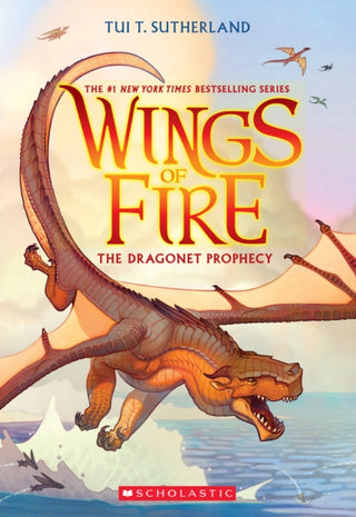 Cover image for 9780545349239 - Wings of Fire: The Dragonet Prophecy (b&w)